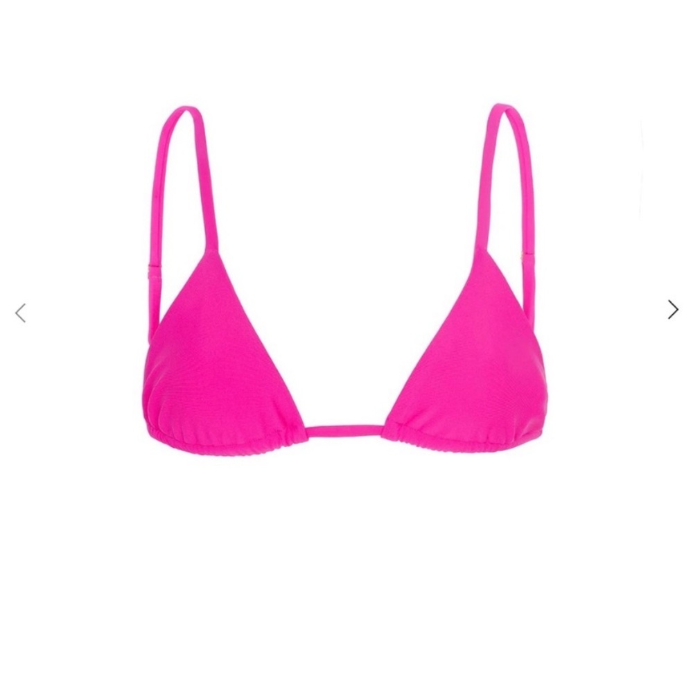 BRANDON BLACKWOOD DESIGNER BIKINI TOP HOT PINK